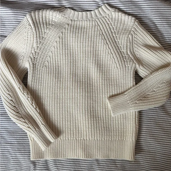 Everlane Cream Women's Crew Neck Sweater, size small - Picture 6 of 7